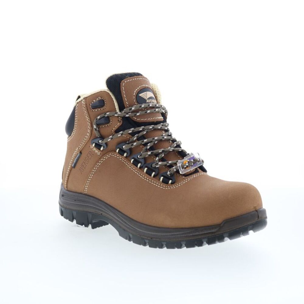 Avenger Womens Breaker Mid Composite Toe Waterproof Brown Boots (NWT) - Picture 2 of 7